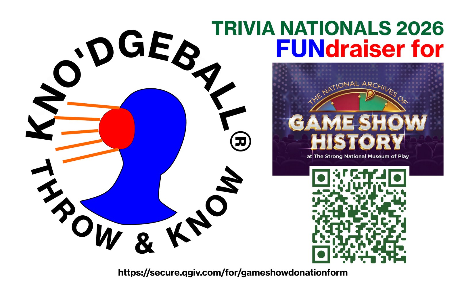 Trivia Nationals 2026 FUNdraiser flyer